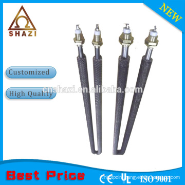 With Mounting Fittings High Power Industrial Finned Tubular Heater